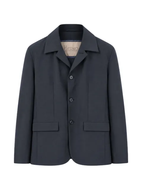 Herno single-breasted notched-lapels blazer
