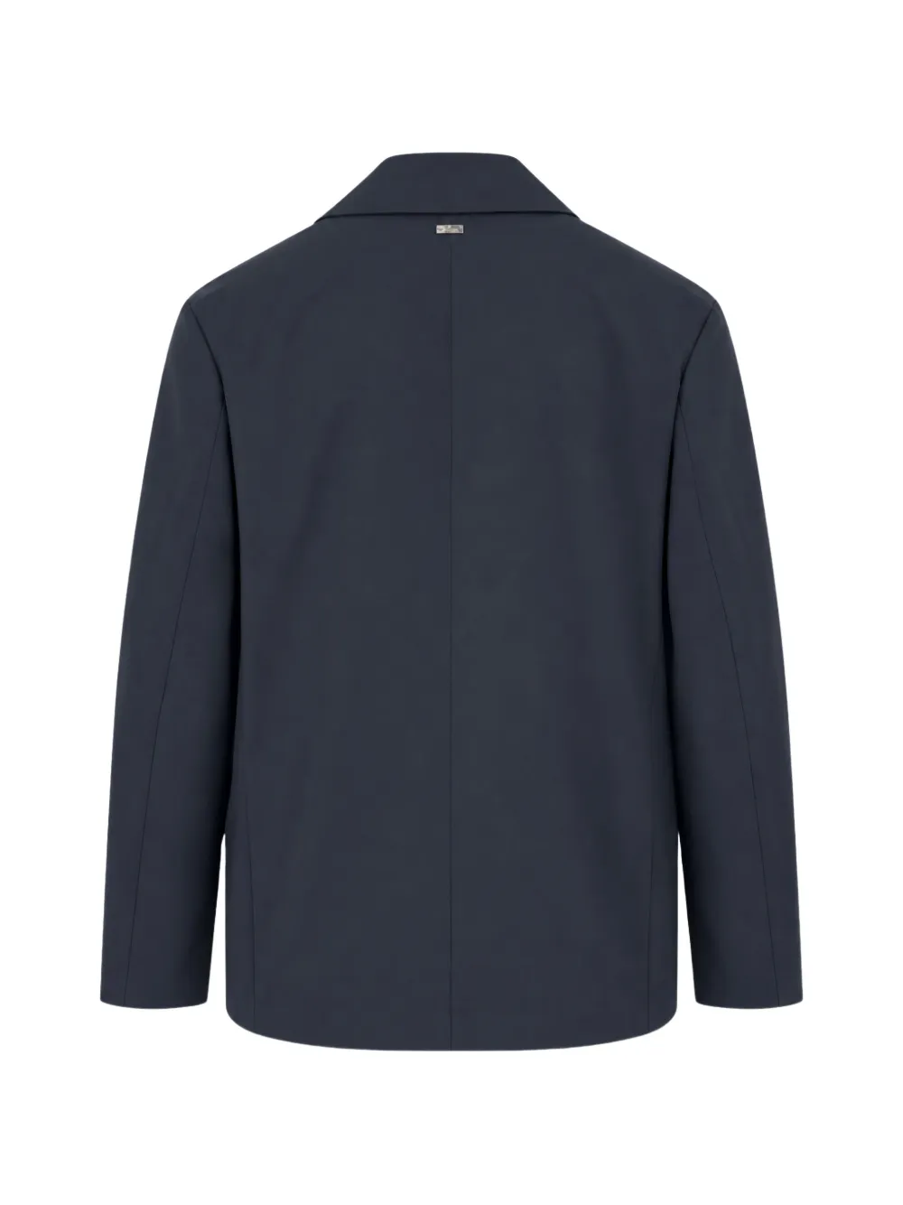 Herno Blazer met enkele rij knopen en gekerfde revers Blauw