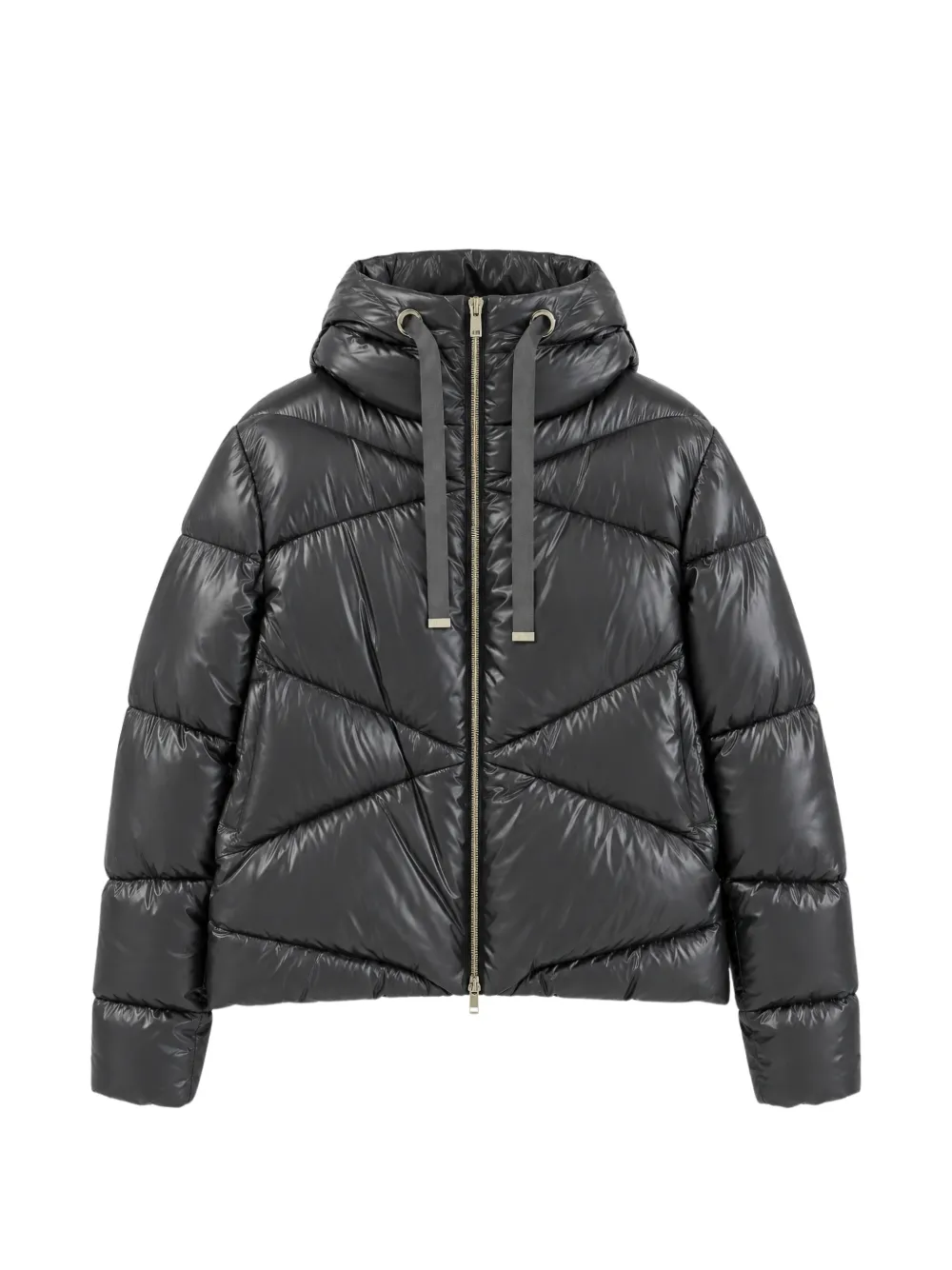 Herno quilted hooded jacket - Nero