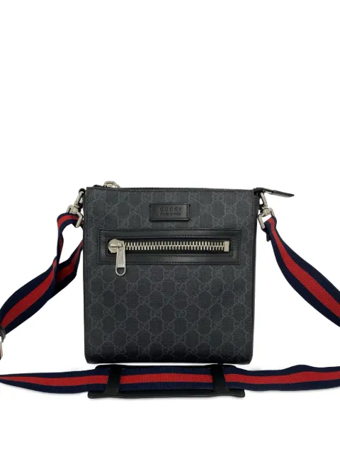 Gucci Pre-Owned bolsa crossbody GG Supreme Ophidia pequeña con detalle Web 2000-2015