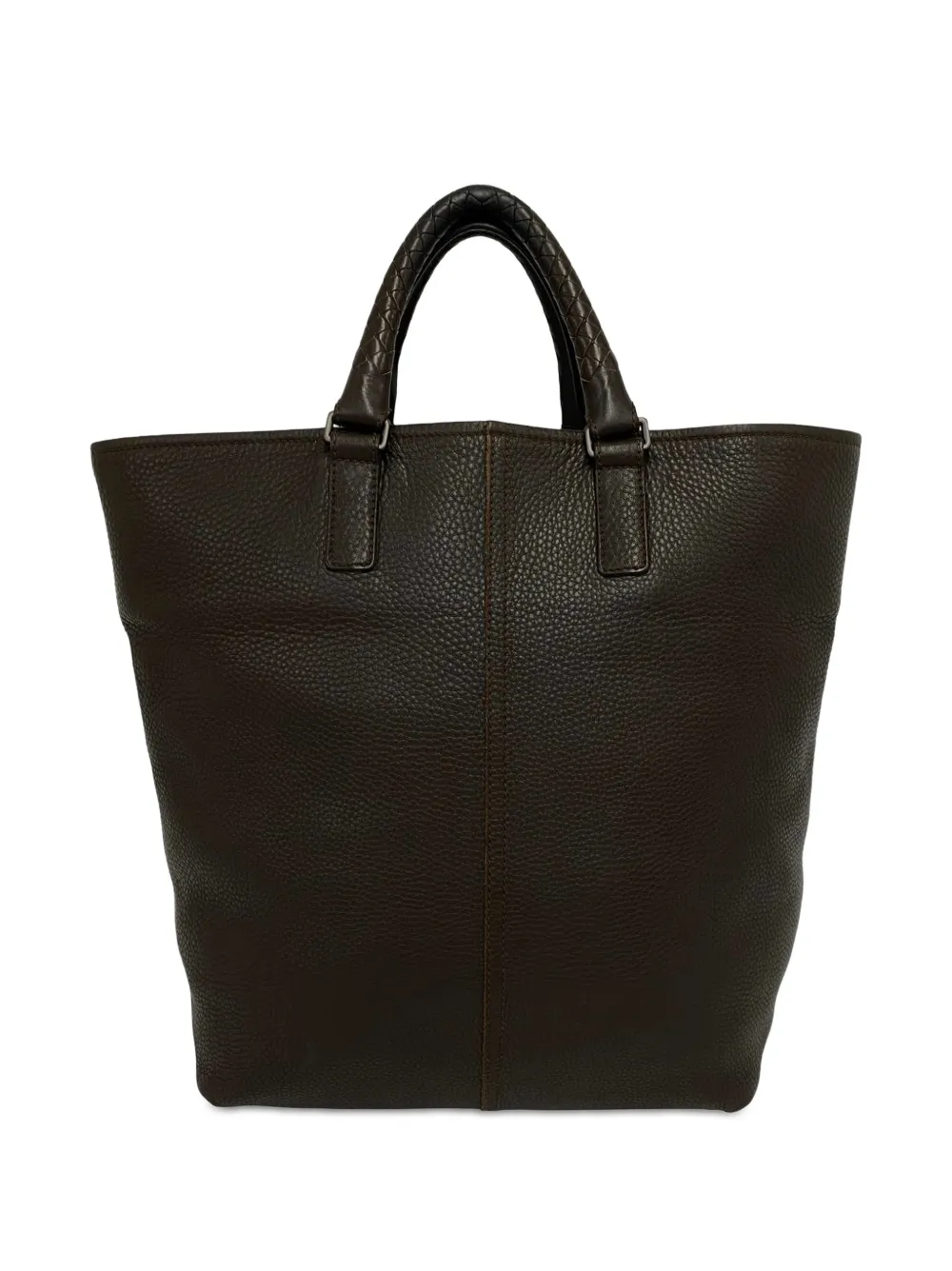 Bottega Veneta Pre-Owned cabas en cuir (2000-2026) - Marron