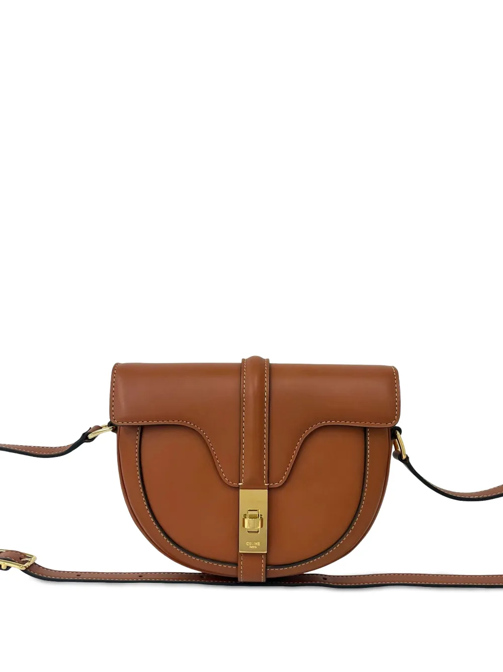 Celine Pre-Owned 2021 Small Calfskin Besace 16 crossbody bag - Marron Celine Pre-Owned 2021 Small Calfskin Besace 16 crossbody bag - Marron