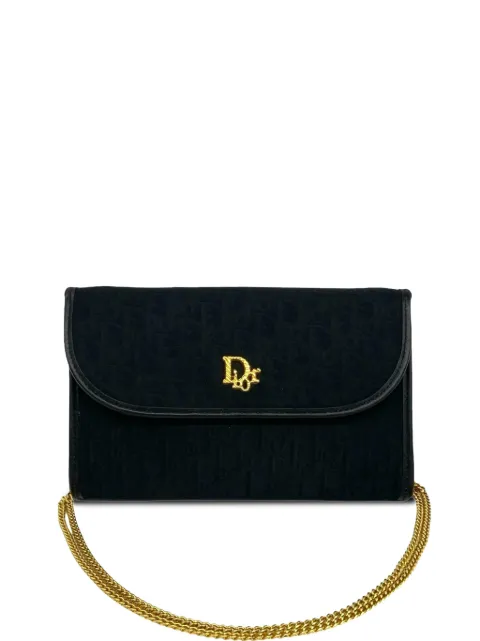Christian Dior Pre-Owned 1980-1990 Diorissimo Trotter Canvas Chain shoulder bag