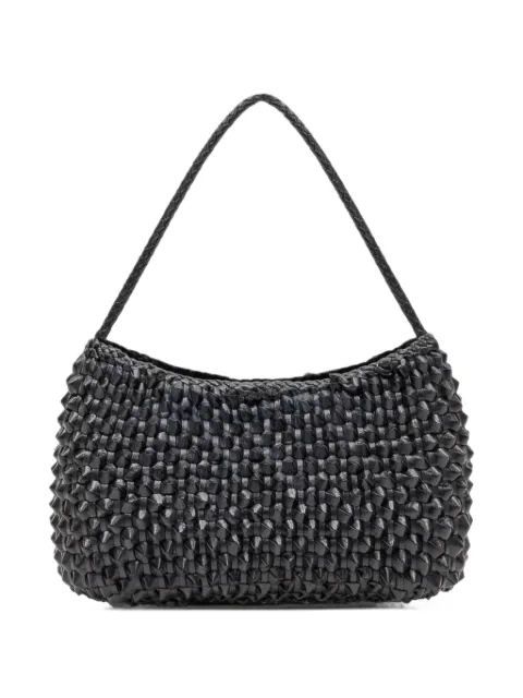 DRAGON DIFFUSION Basil woven leather tote bag