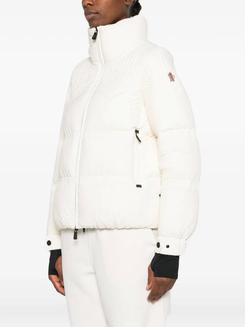 Moncler Grenoble Gewatteerd jack Wit