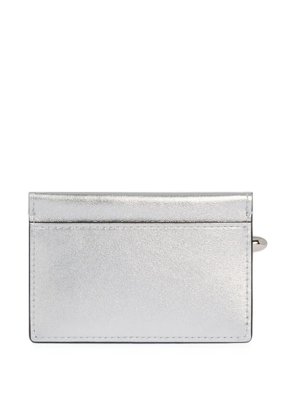 Givenchy Pinch gelamineerde leren pasjeshouder Zilver