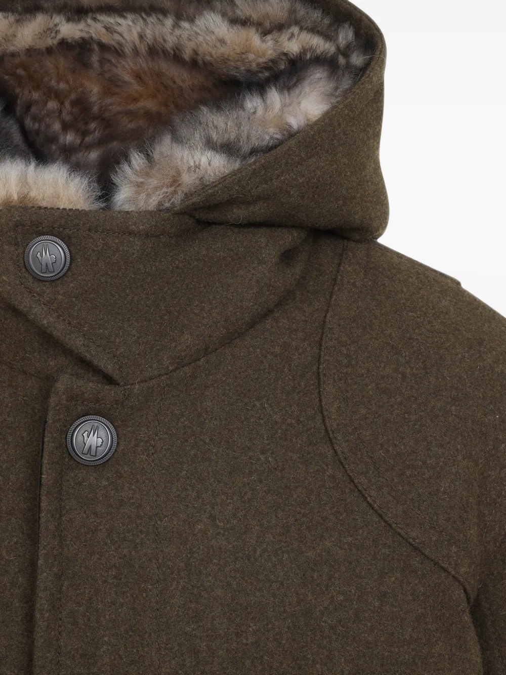 Moncler Grenoble Cooper jas Bruin