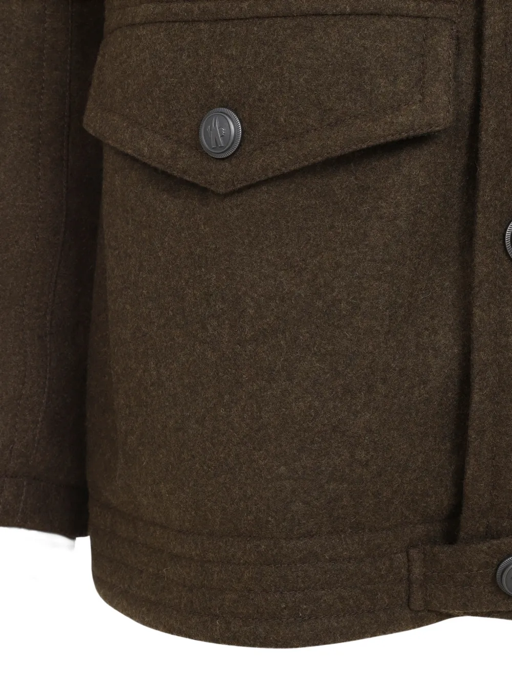 Moncler Grenoble Cooper jas Bruin