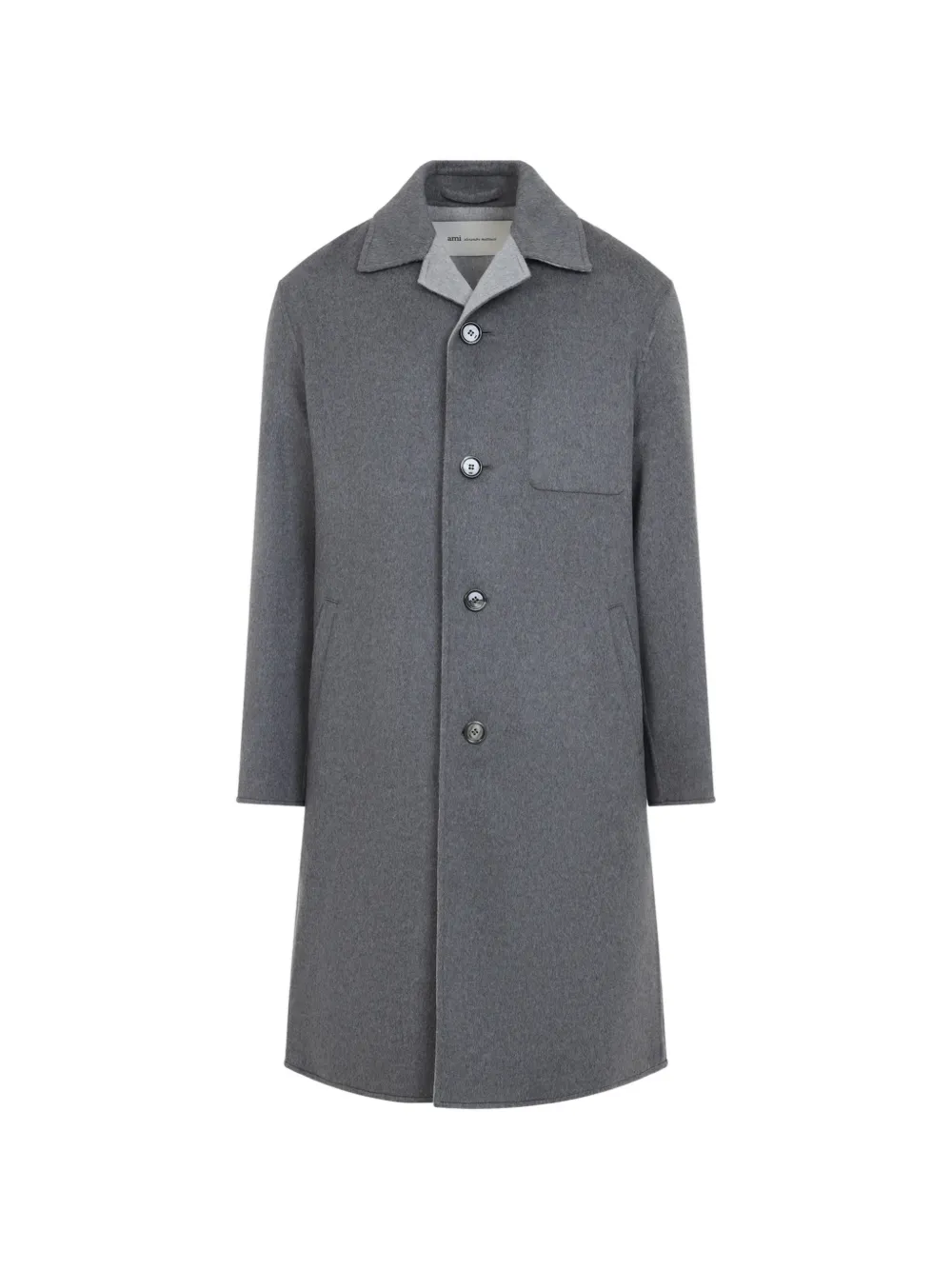 AMI Paris wool single-breasted coat