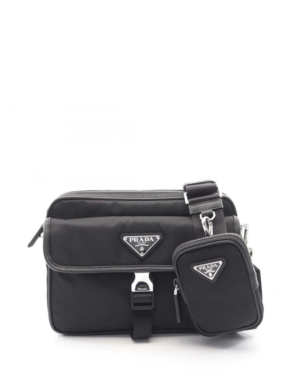 Prada Pre-Owned 2013-2026 Re-Nylon Camera Bag crossbody bag - Nero