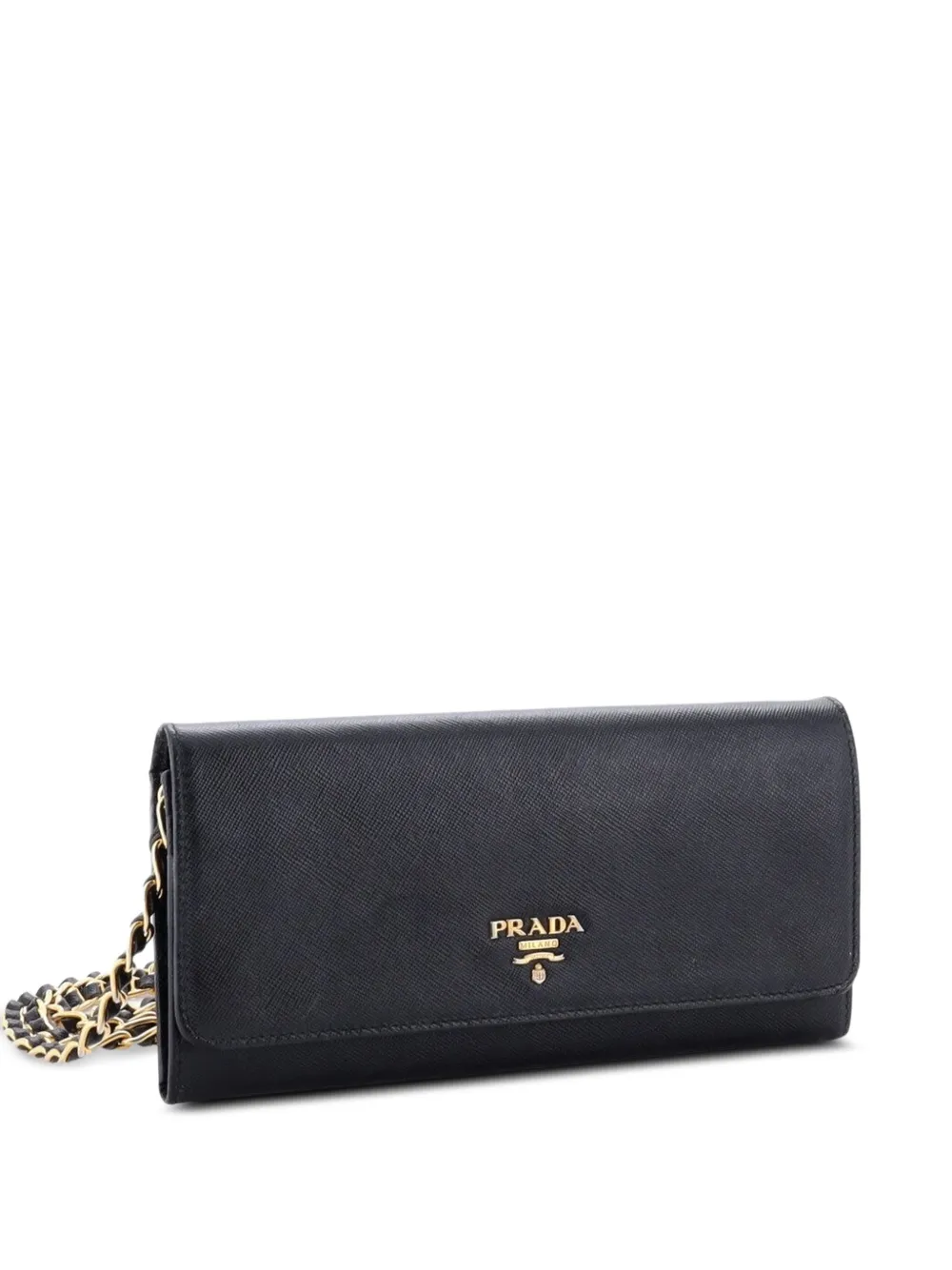 Prada Pre-Owned Borsa a tracolla Vitello Move con catena - Nero