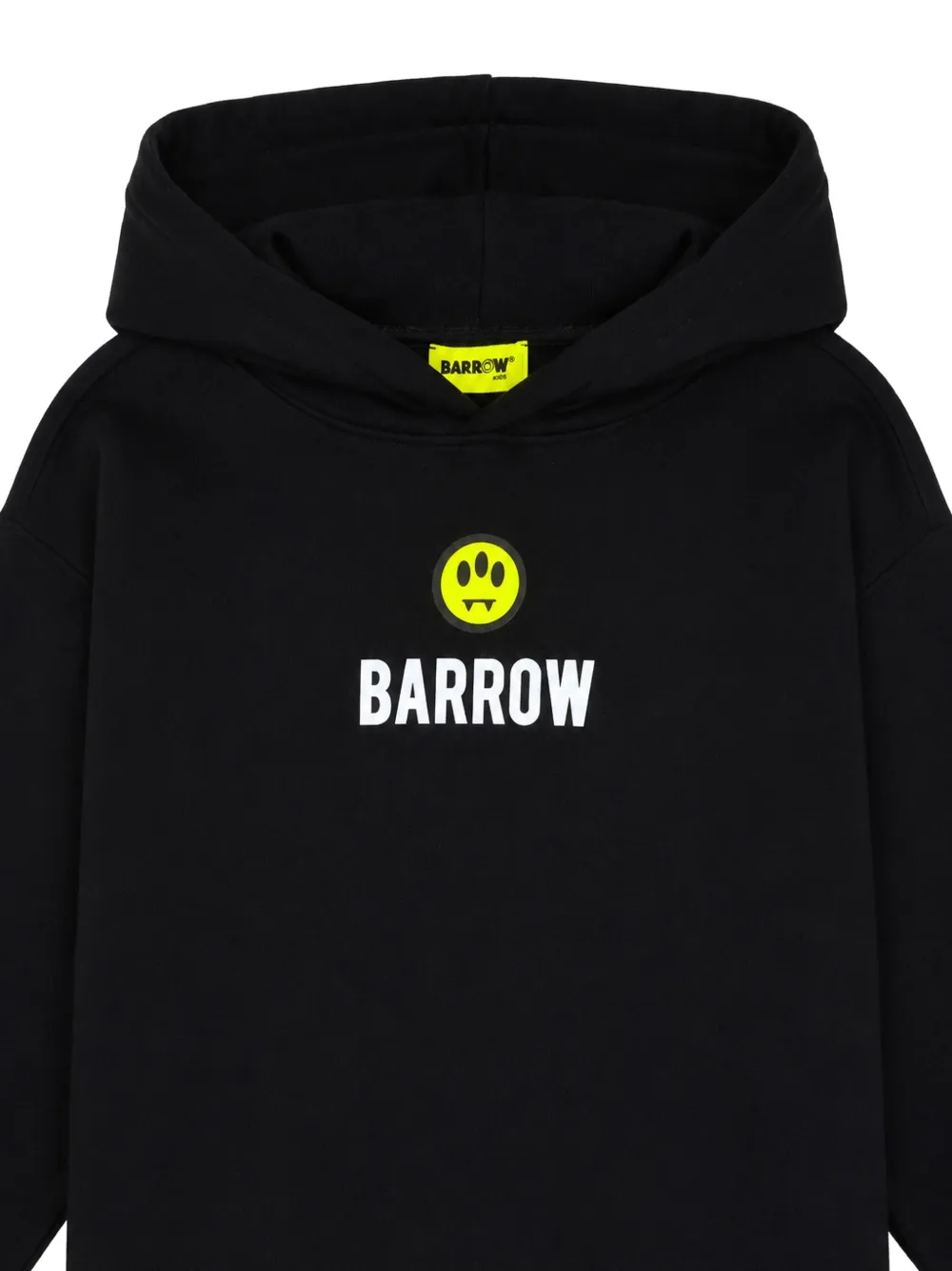 Barrow kids logo-print hoodie Zwart