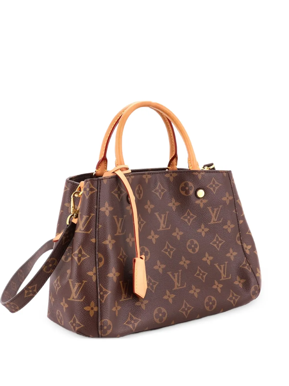 Louis Vuitton Pre-Owned Montaigne Handbag Monogram Canvas BB satchel - Brown