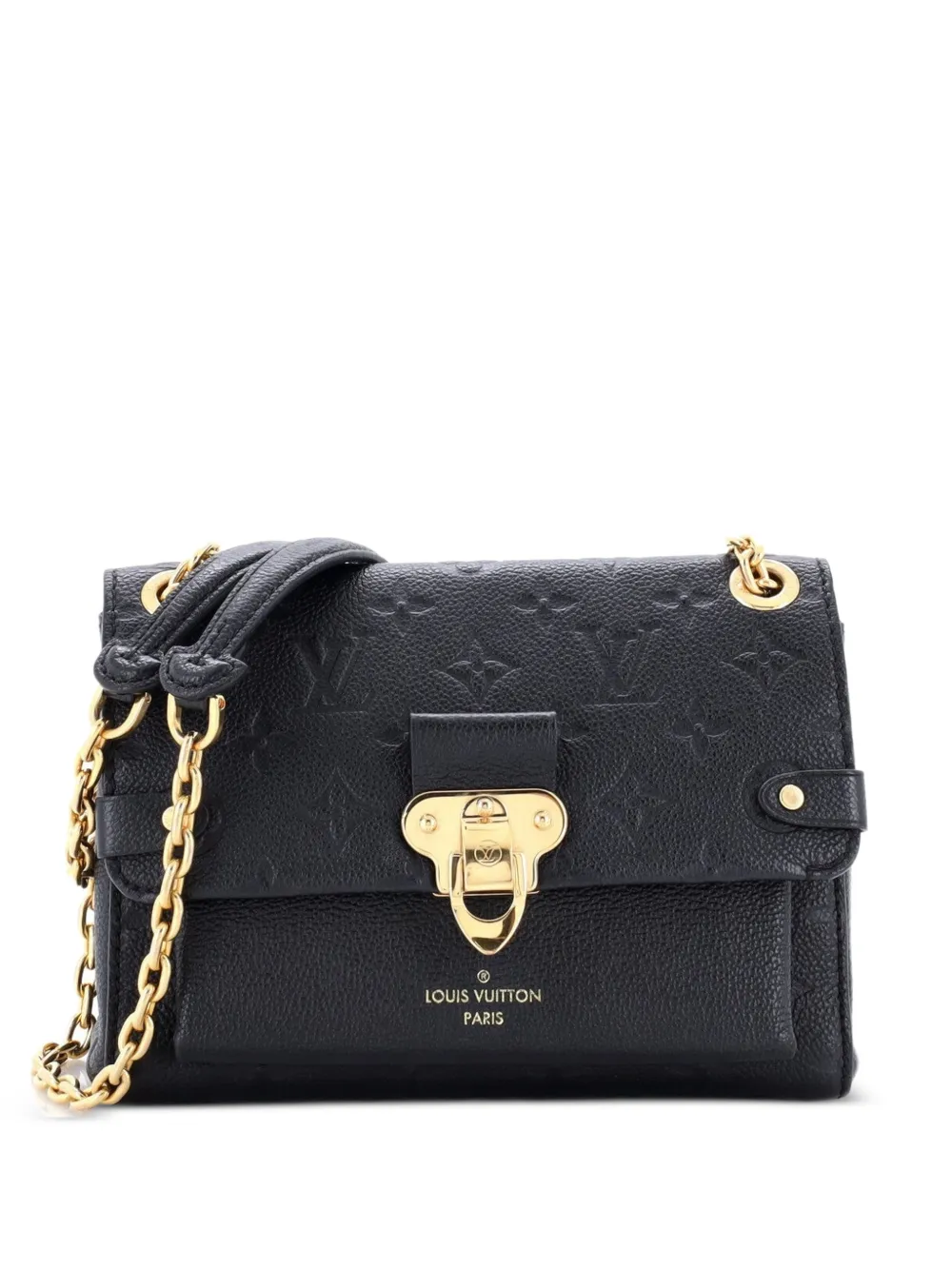 Louis Vuitton Pre-Owned Borsa a mano Vavin BB in pelle Empreinte con monogramma e tracolla - Nero