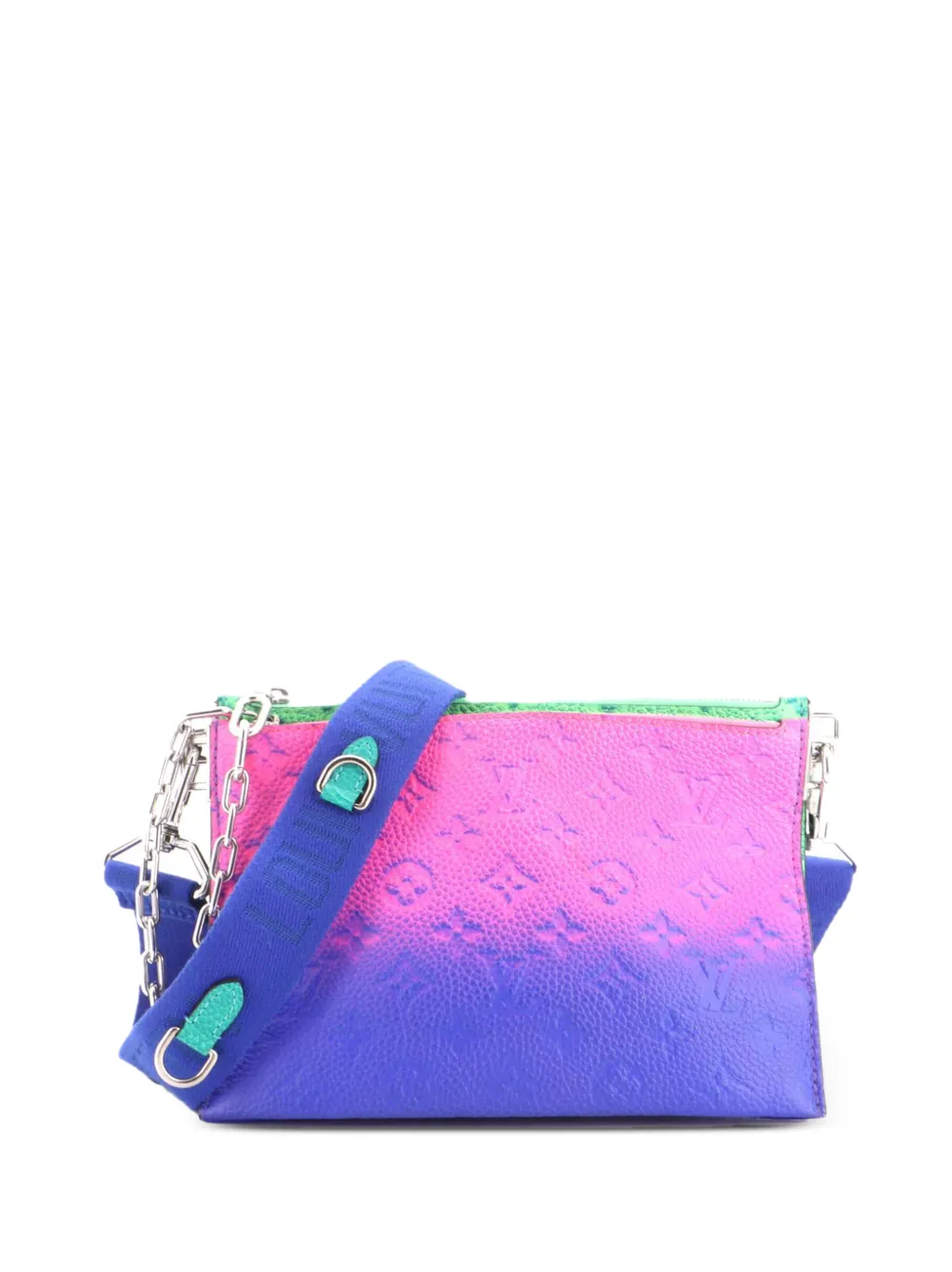 Louis Vuitton Pre-Owned Trio Pouch Messenger Bag Limited Edition Illusion Monogram Taurillon Leather crossbody bag - Multicolore