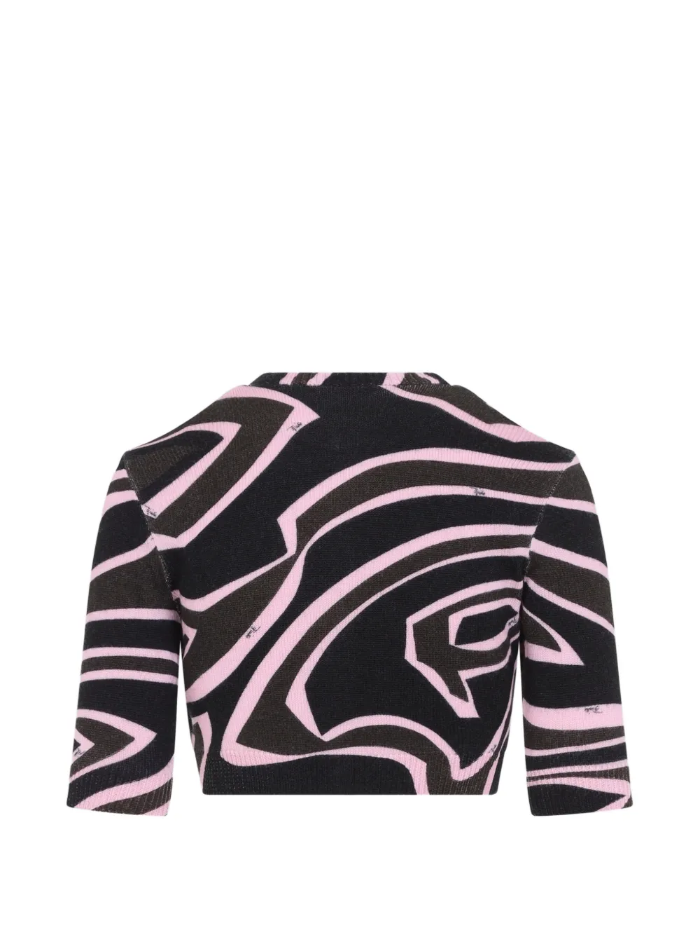 PUCCI Onde cropped vest Zwart