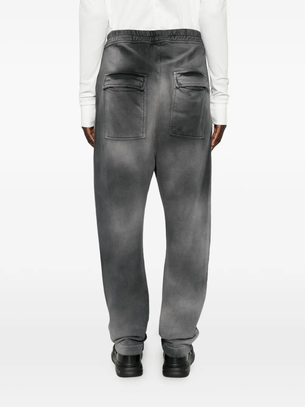 Thom Krom Trainingsbroek met trekkoord en stonewashed-effect Grijs