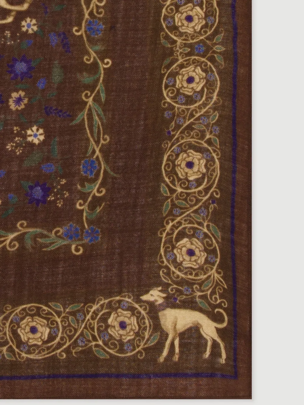 HARTFORD Bandana unicorn-print square scarf Bruin