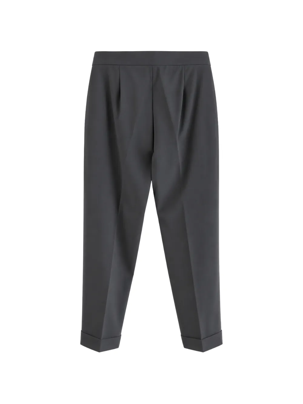 Herno Geplooide broek met omgeslagen pijpen Grijs