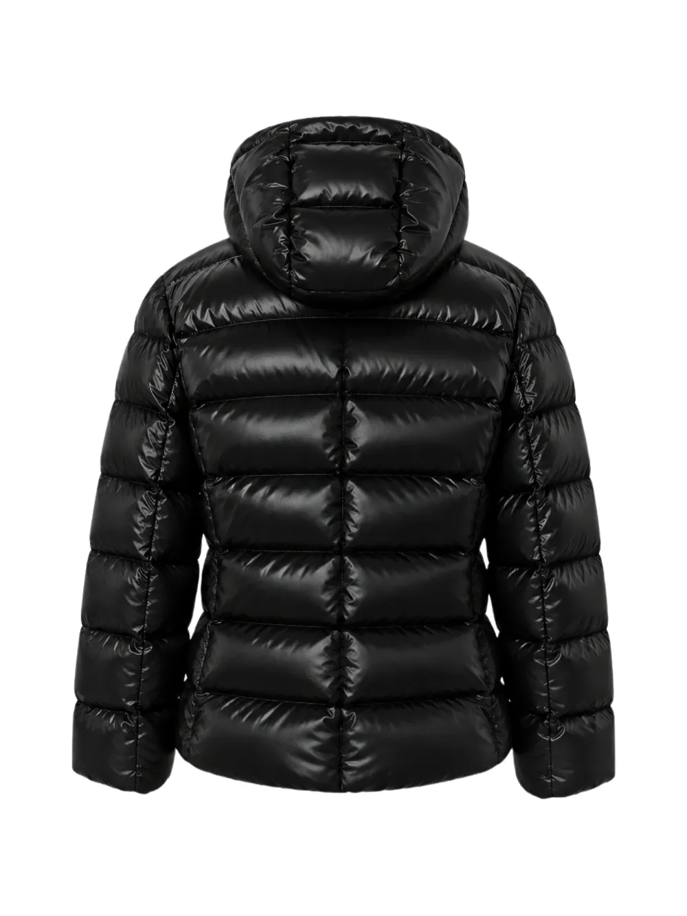 Herno quilted hooded jacket Zwart