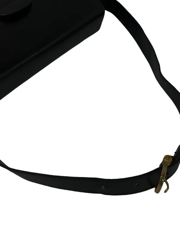 Celine Pre-Owned 1970-1980 Horse Carriage Shoulder Bag | Black