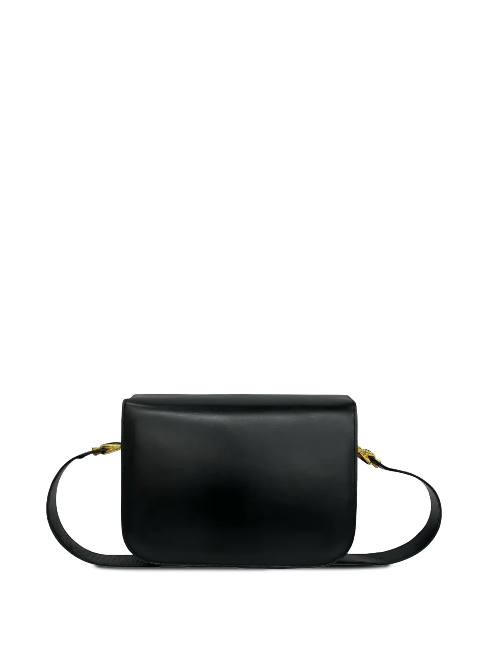 Celine Pre-Owned 1970-1980 Horse Carriage Shoulder Bag | Black