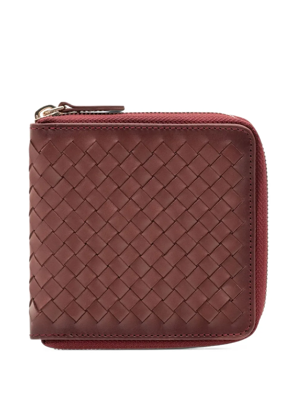 DRAGON DIFFUSION interlaced leather wallet - Marrone