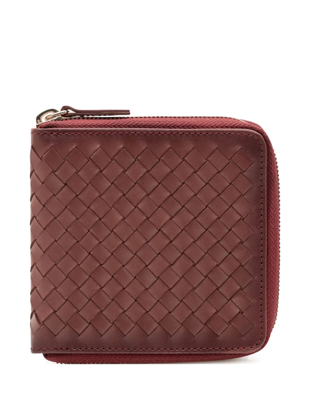 DRAGON DIFFUSION interlaced leather wallet - Marrone