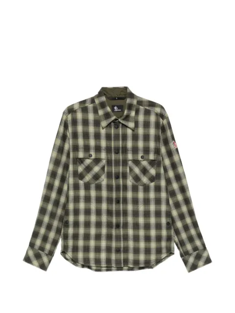Moncler Grenoble check-print shirt