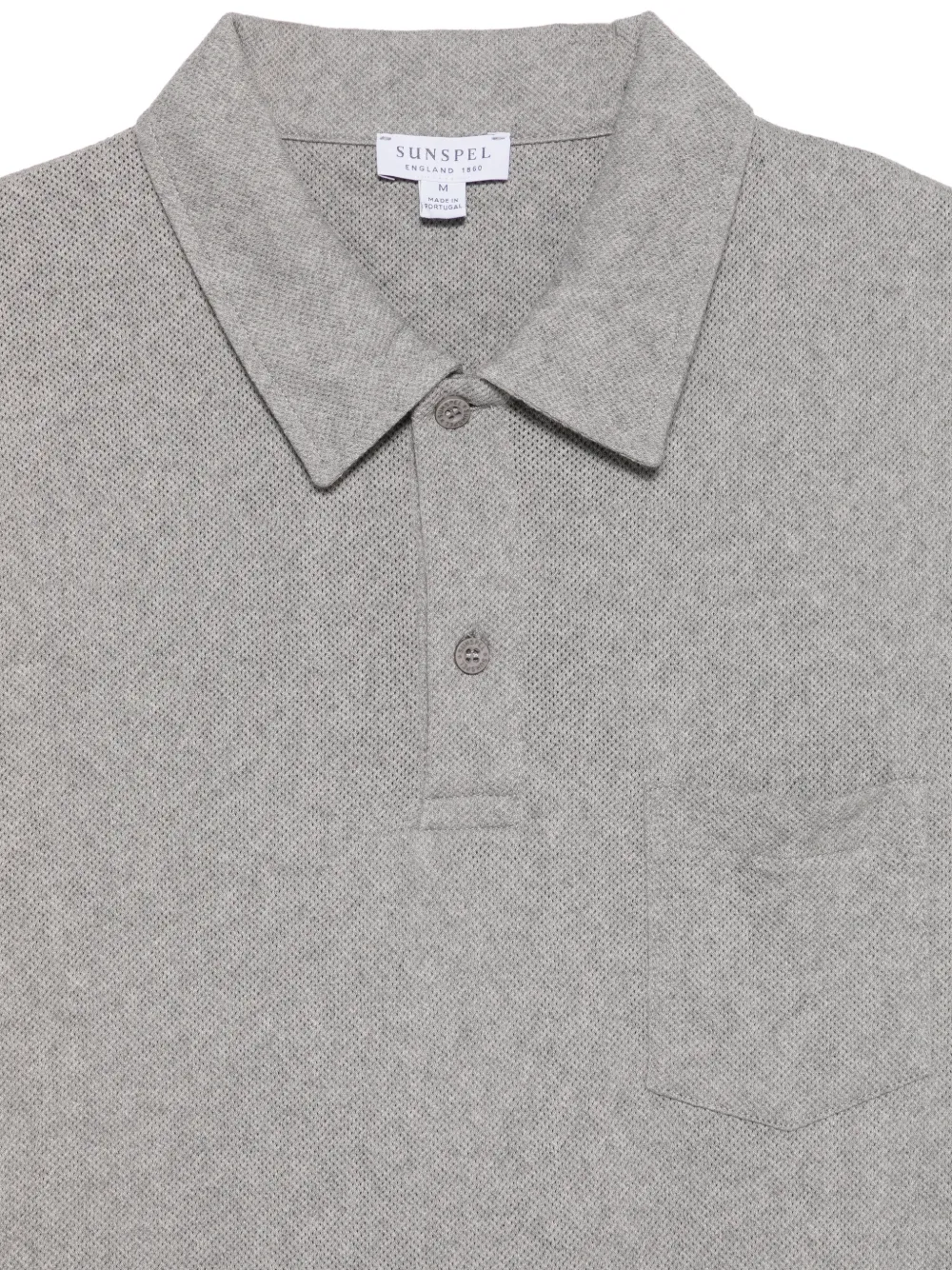 Sunspel Riviera poloshirt Grijs