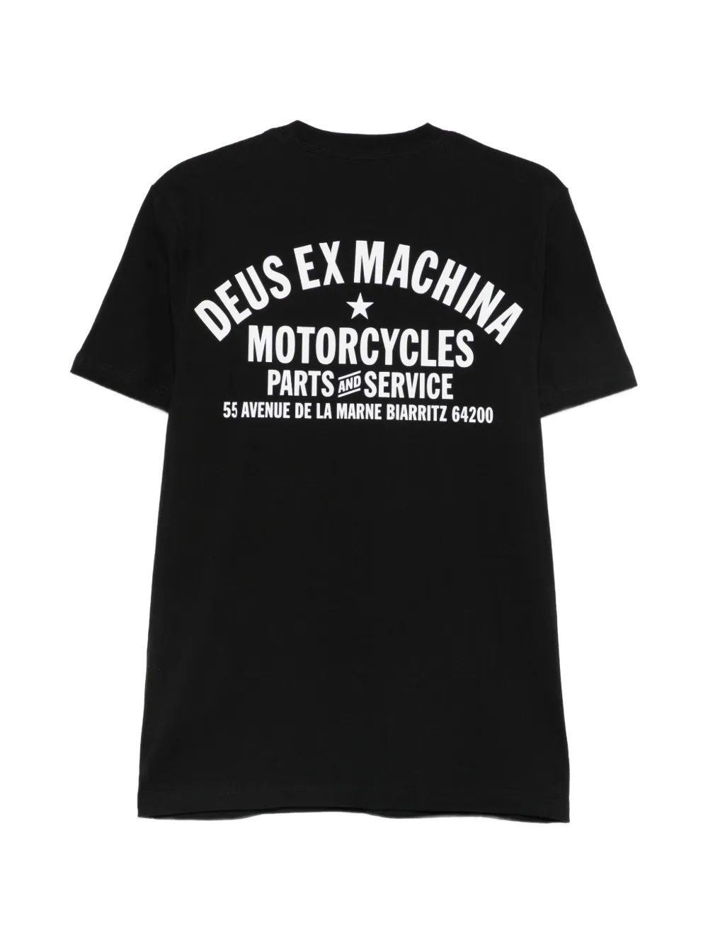 Deus Ex Machina Katoenen T-shirt met logoprint Zwart