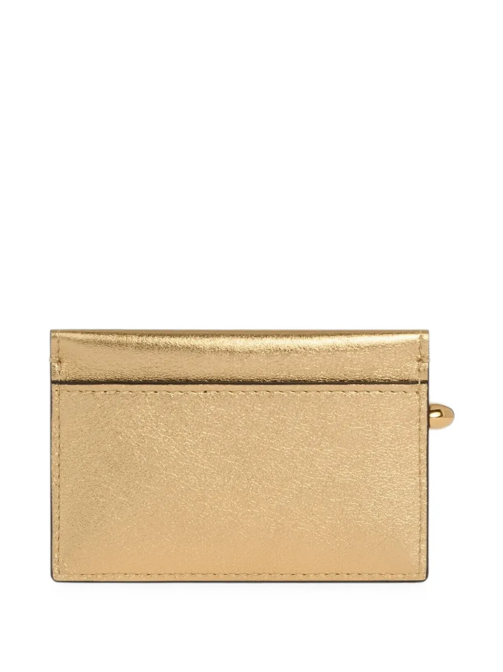 Givenchy Pinch gelamineerde leren pasjeshouder Goud