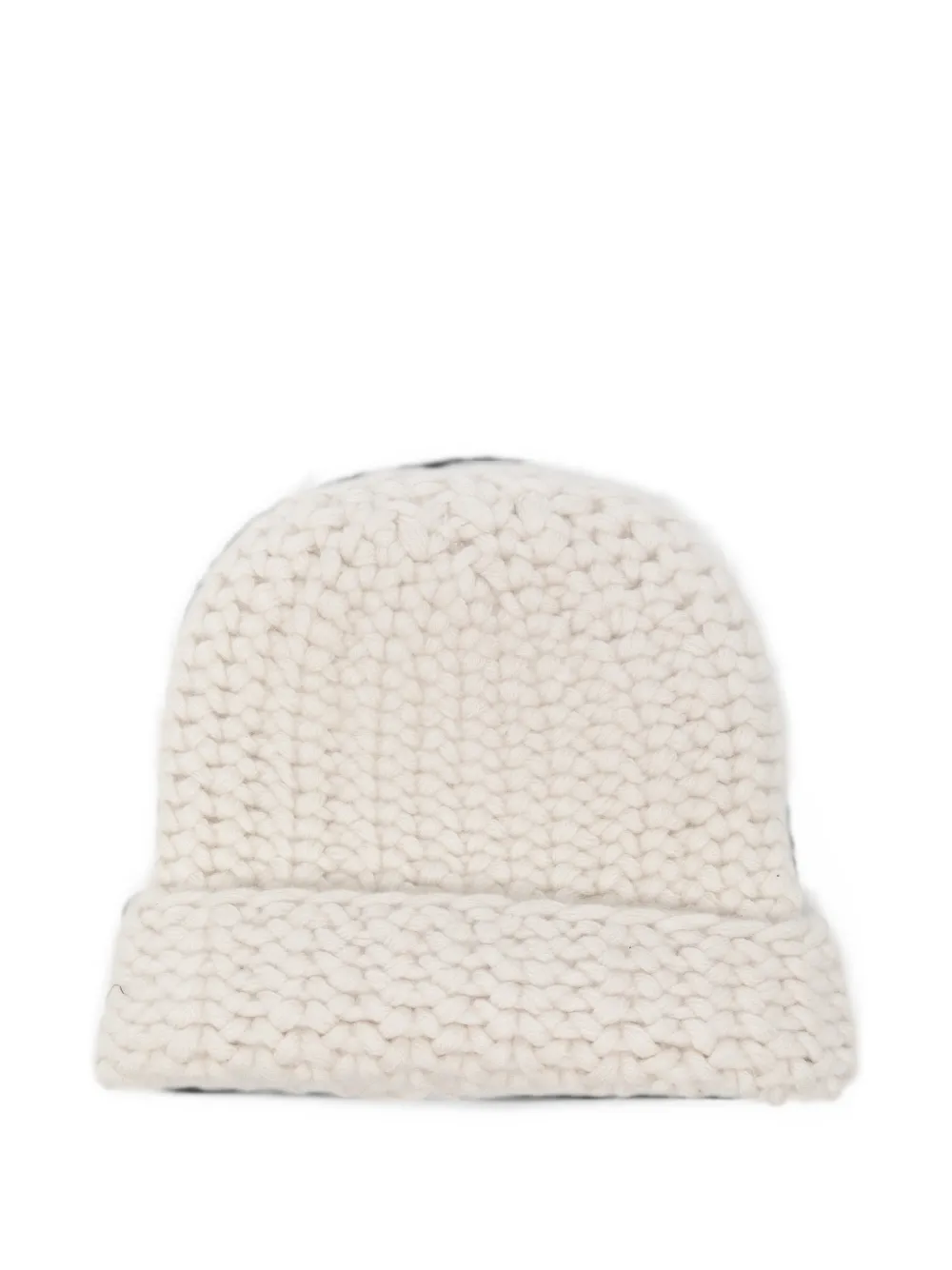 Liska Grofgebreide kasjmier muts Beige