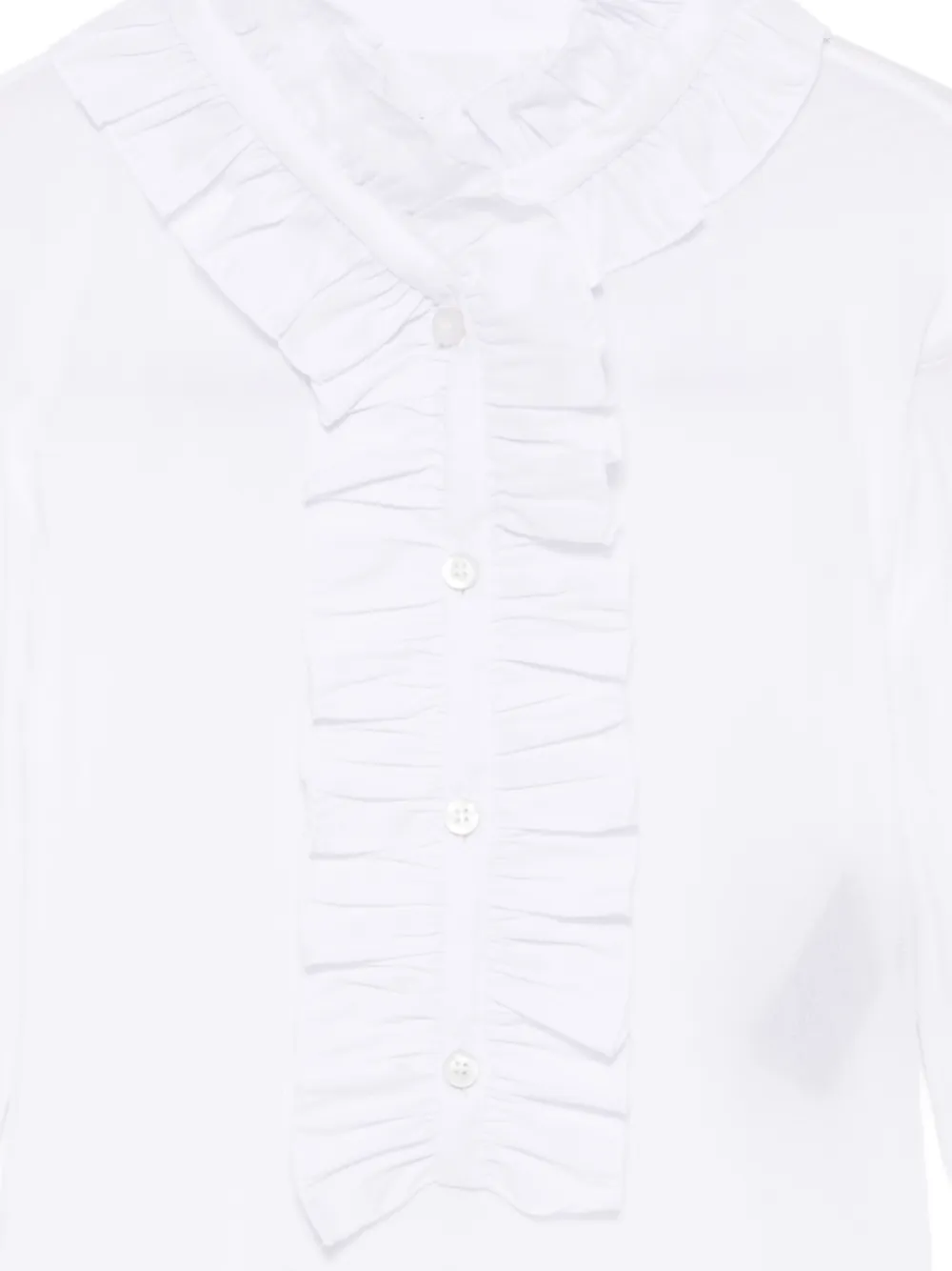 D.Exterior Blouse met ruches Wit