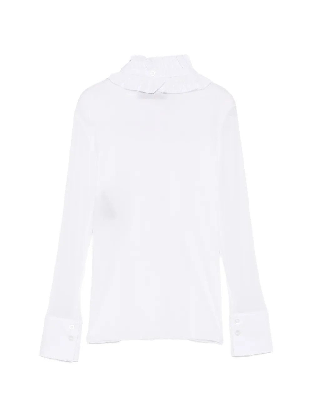 D.Exterior Blouse met ruches Wit