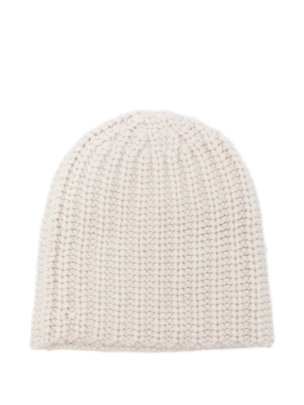 Liska Michaela chunky-knit beanie hat - Weiß