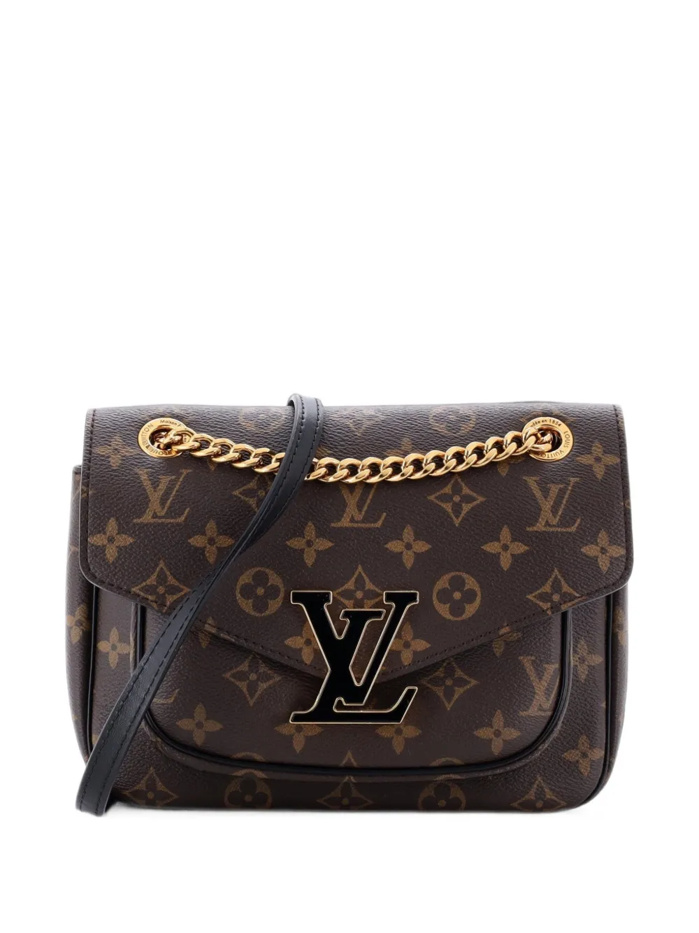 Louis Vuitton Pre-Owned Passy Handbag Monogram Canvas crossbody bag - Marrone