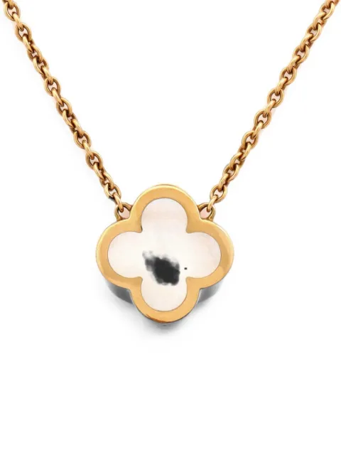 Van Cleef & Arpels Pre-Owned Pure Alhambra Pendant 18K Yellow Gold and Mother of Pearl necklace
