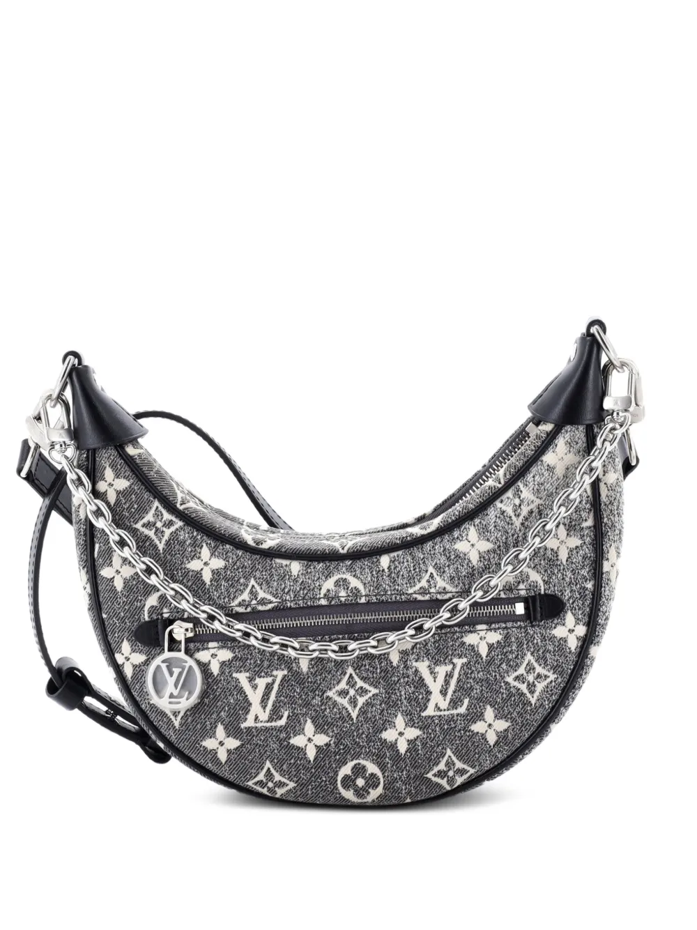 Louis Vuitton Pre-Owned sac à main Loop Handbag à motif monogrammé en jacquard - Noir