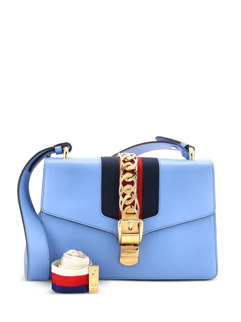Gucci Pre-Owned Sylvie Leather Small shoulder bag - Blue