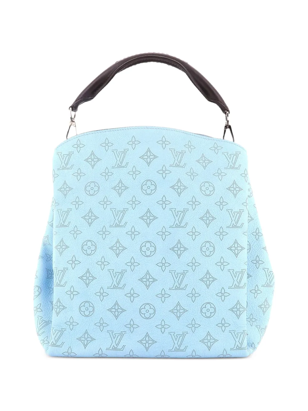 Louis Vuitton Pre-Owned Babylone Handbag Mahina Leather PM hobo bag - Blue