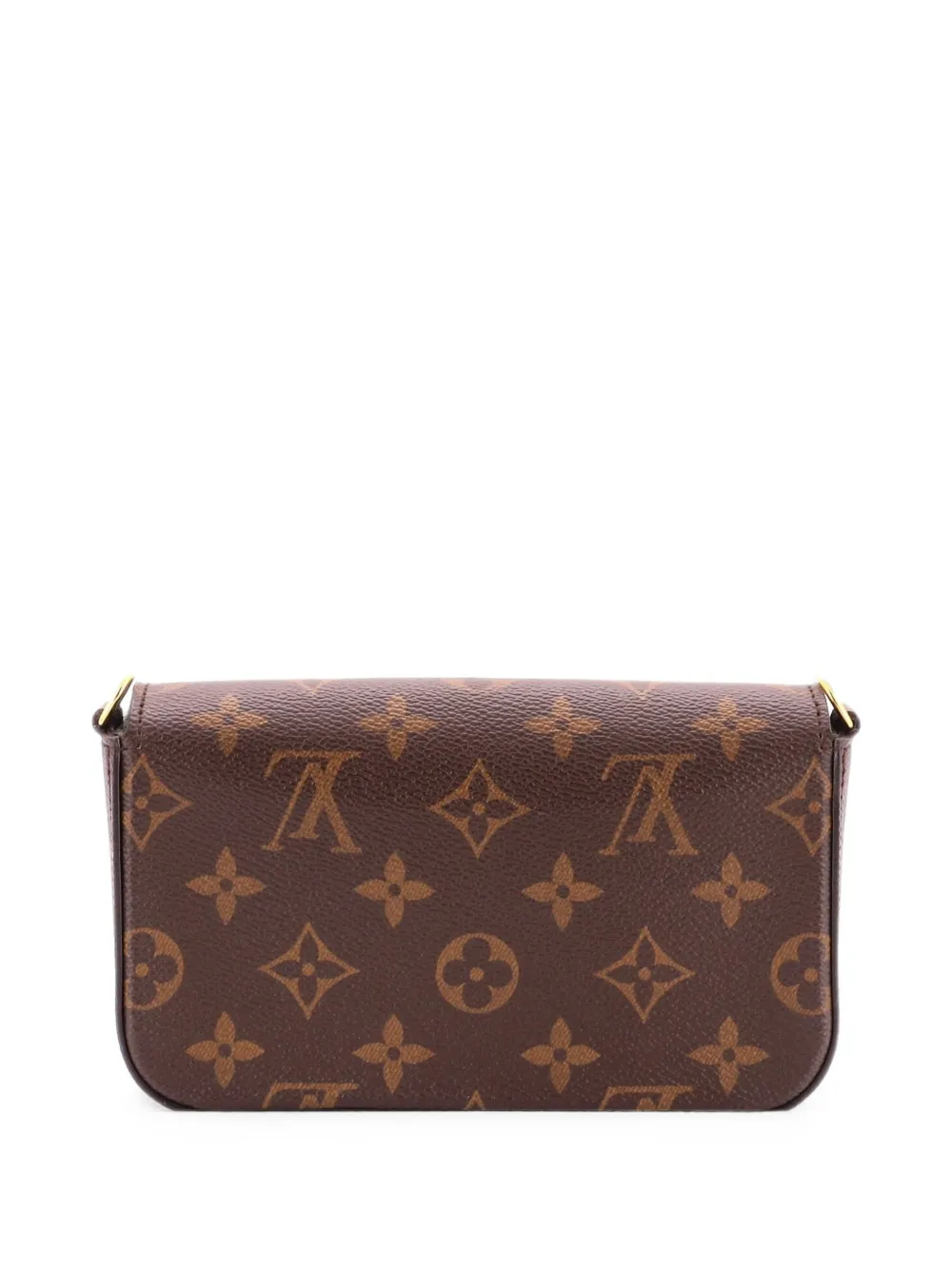 Louis Vuitton Pre-Owned Felicie Strap & Go Handbag Monogram Canvas crossbody bag - Brown