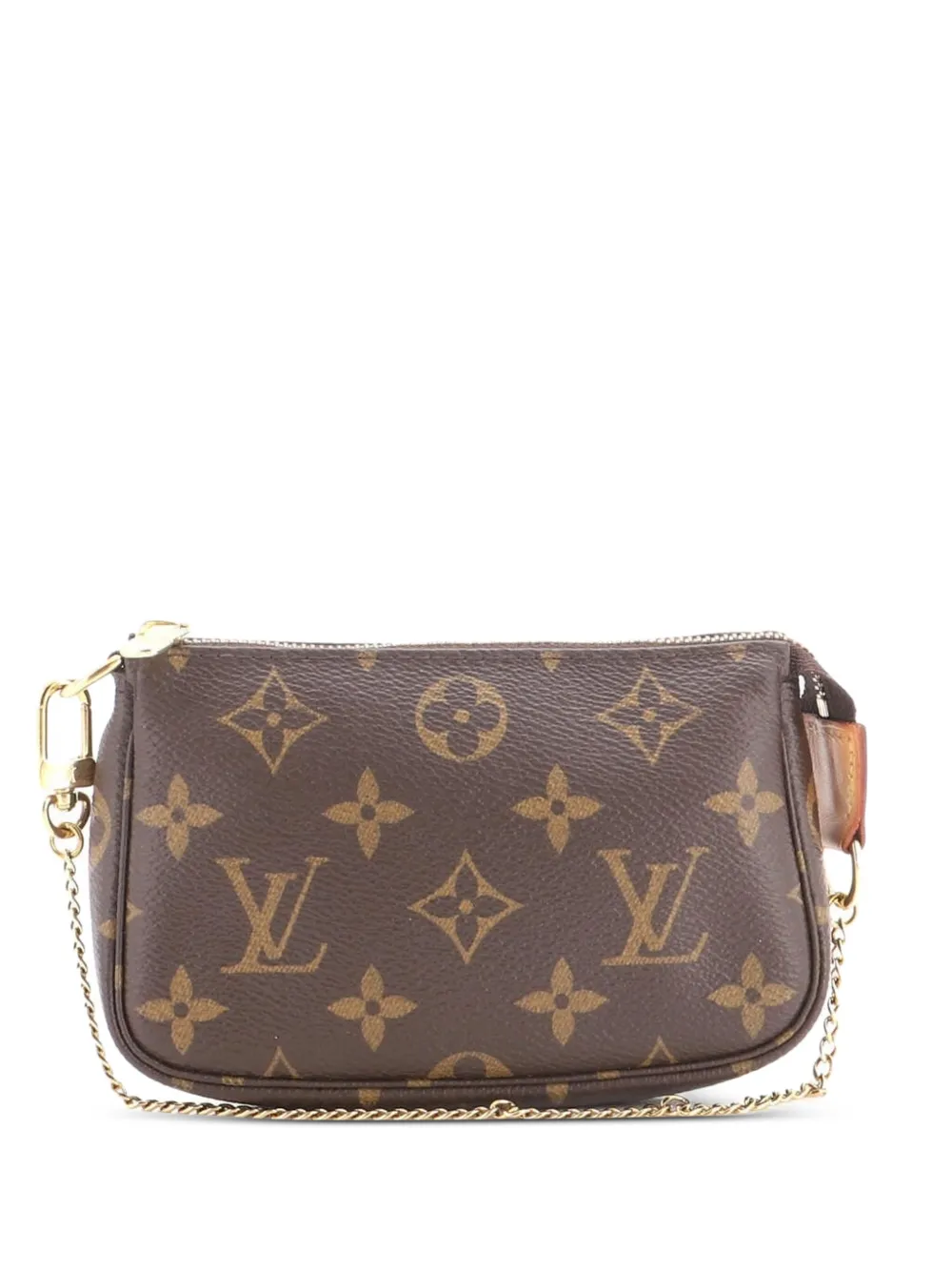Louis Vuitton Pre-Owned Pochette Accessoires Monogram Canvas Mini clutch bag - Brown