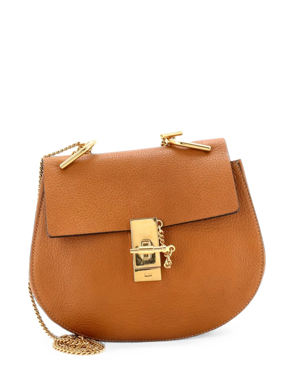 Chloé Pre-Owned Kleine Drew Umhängetasche - Braun