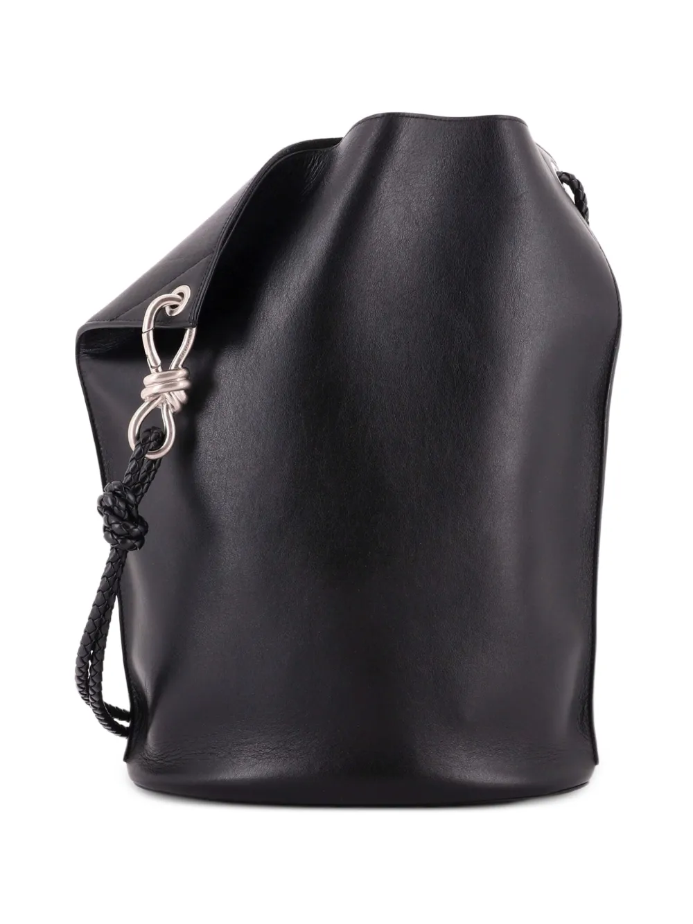 Bottega Veneta Pre-Owned Mittelgroße Knot Schultertasche aus Leder - Schwarz