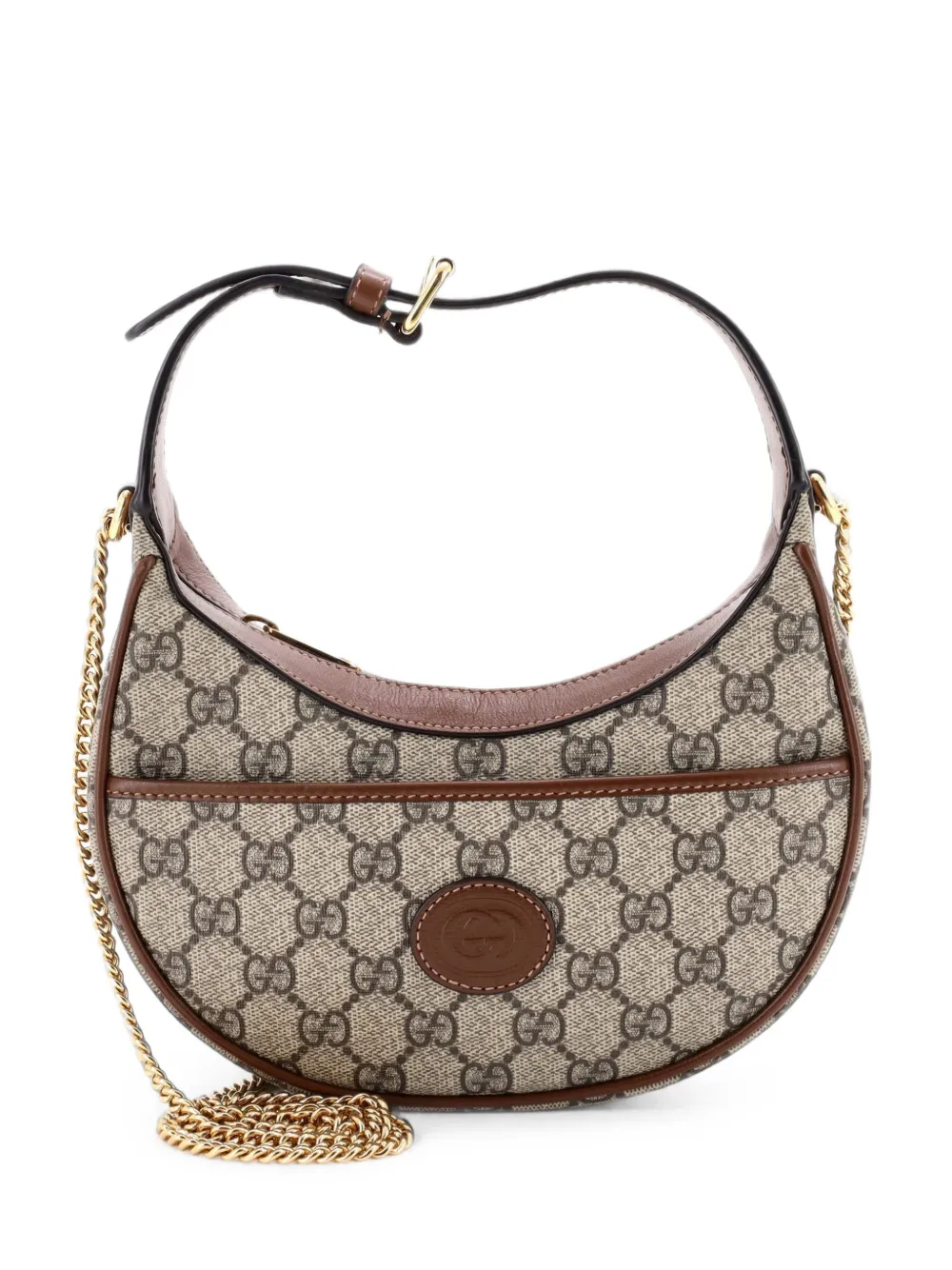 Gucci Pre-Owned Mini-Tasche aus Canvas mit GG-Patch - Braun