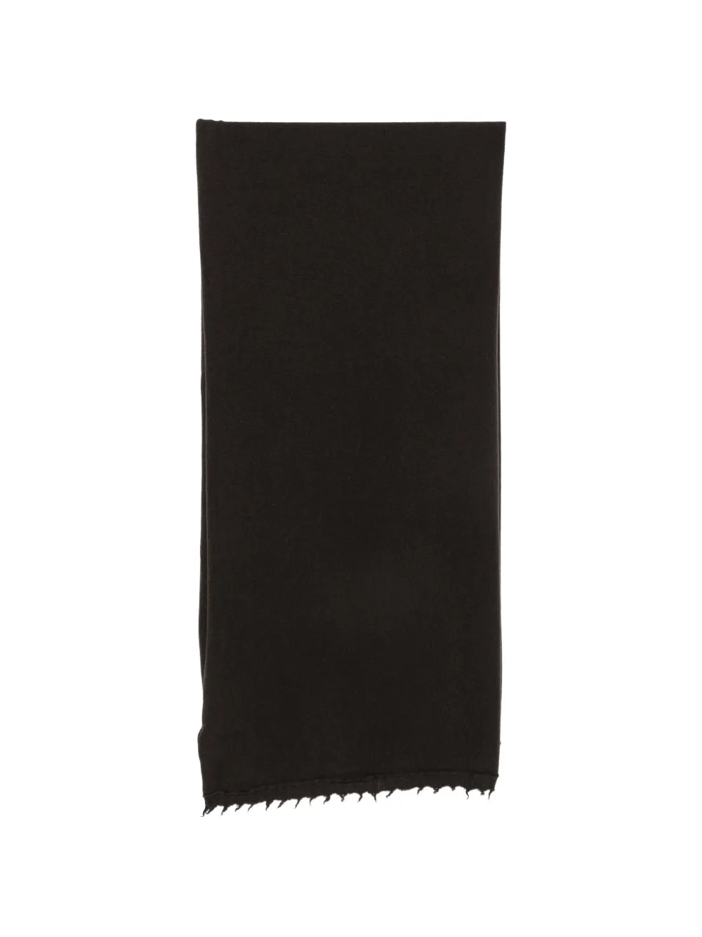 Rundholz frayed scarf - Nero