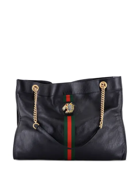 Gucci Pre-Owned grand sac cabas Rajah Chain en cuir