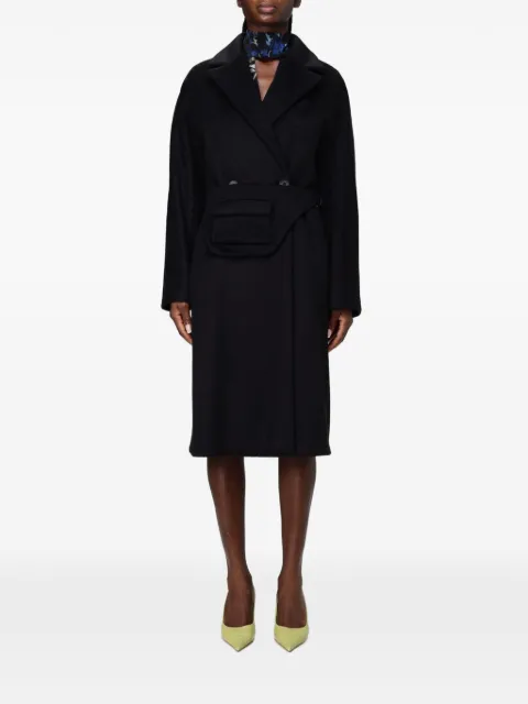 Hanita belted notch-lapel coat