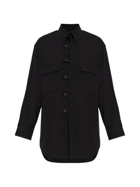 Yohji Yamamoto chemise à boutonnière